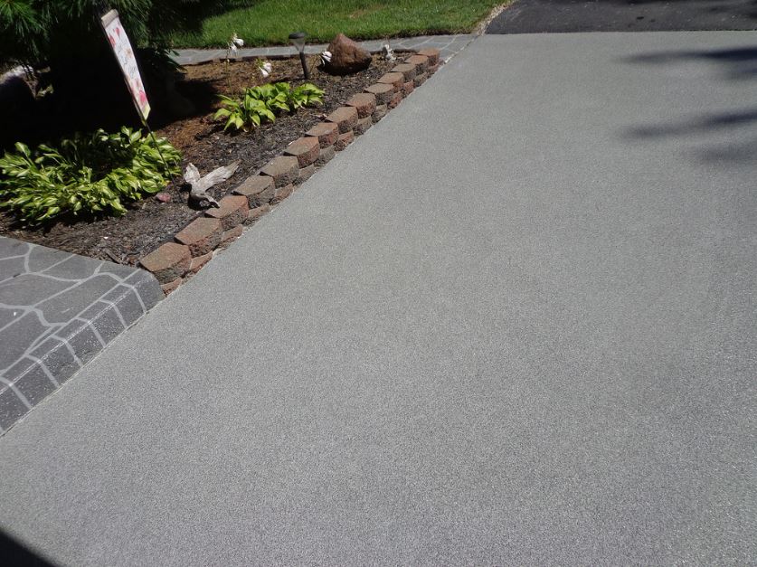 this is an image of concrete driveway resurfacing in modesto, ca